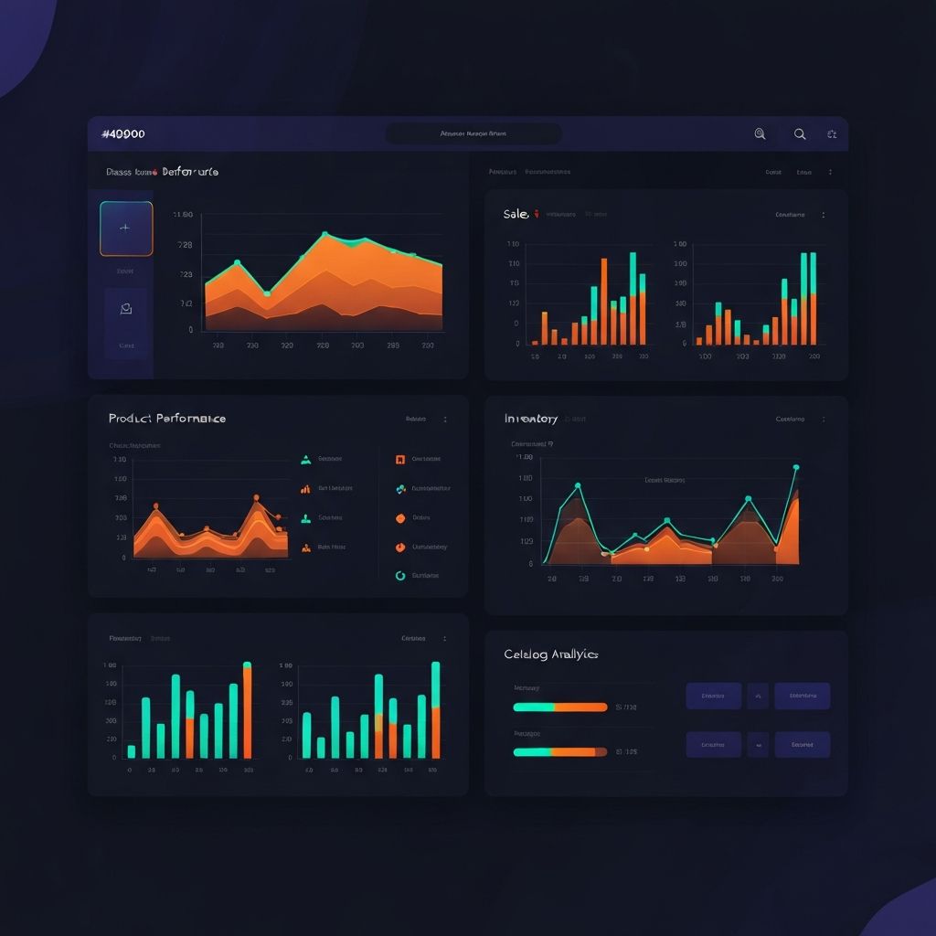 Merchantry Dashboard showing product analytics and merchandising insights